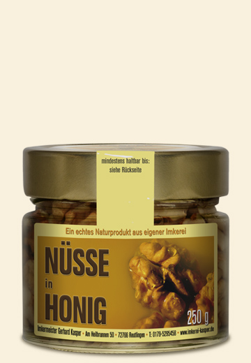 nüsse in honig